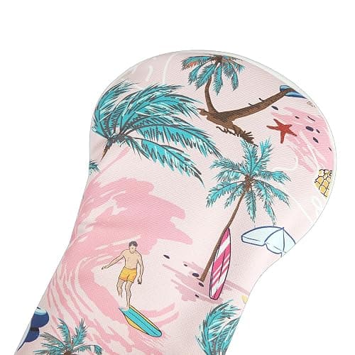 SHABIER Pink Golf Head Cover Aloha Tropical Hawaii Surf Beach for Driver/Fairway/Hybird Club thumbnail 2