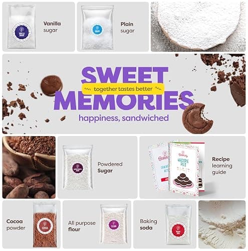 Baketivity Whoopie Pie Kids Baking Kit with Pre-Measured Ingredients | DIY Activity Kit Featuring Easy Recipe, Family Fun, and Delicious Homemade Treats Gift Idea for Boys and Girls Ages 4-12 thumbnail 3