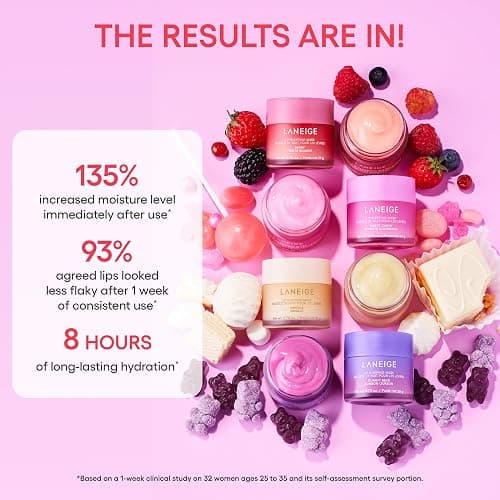LANEIGE Lip Sleeping Mask: Nourish, Hydrate, Vitamin C, Murumuru & Shea Butter, Antioxidants, Flaky, Dry Lips thumbnail 9