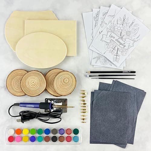 ArtSkills Wood Burning Tool Kit – 55 Piece Complete Woodburning Gift Set | Arts and Crafts Kit, Cool Gifts for Teens and Adults, Fun Crafts DIY Projects, Pyrography Kit thumbnail 2