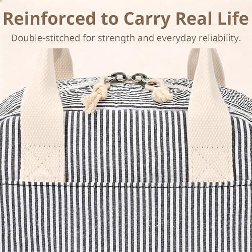 LOVELYWIND Lunch Box for Women Cute Lunch Bags for Women Lunch Tote Bags Reusable Insulated Lunch Box Large Capacity Reusable Insulated Cooler for Work or Travel Gifts or Beach thumbnail 6