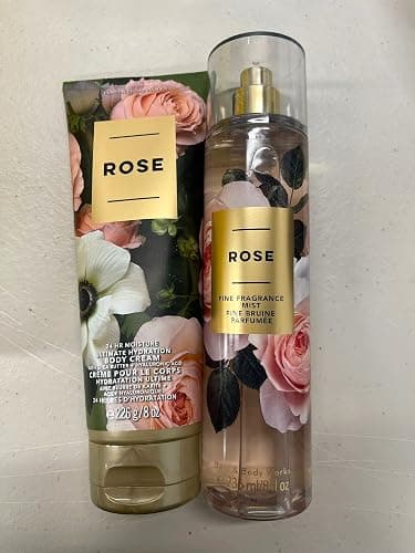 Bath and Body Works - Rose - Ultra Shea Body Cream and Fine Fragrance Mist -8 Oz 2018 - Image 1