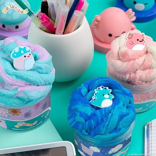 Original Squishmallows Premium Cloud Slime, 3-Pack, 9 Add Ins, 8 oz. thumbnail 2
