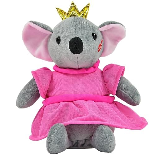 Winfried Koegler Kögler 76907 - Souris Labertier Princesse Sophia, 20,5 cm env., Figurine en Peluche avec Fonction de Reproduction, babille de manière Amusante et Bouge. - Image 1