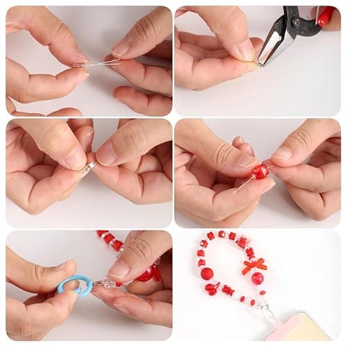 nikkiGUO 2500 PCS Pony Beads Jewelry Making Kit – 96 Colors, UV Color Changing & Glow Alphabet Beads, Heart Bow Crystal String, Tools, Gift Box for DIY Bracelets, Necklaces thumbnail 6