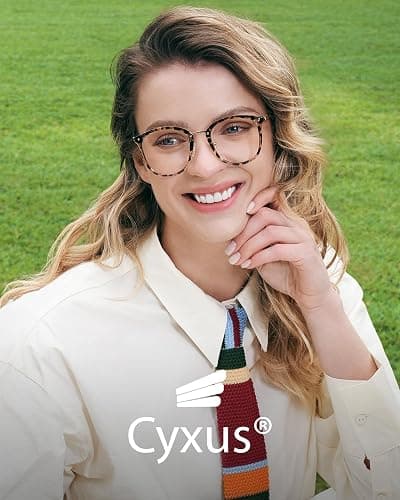 Cyxus Blue Light Glasses Men & Women Blocking UV Anti Eye Fatigue Eyewear Transparent Lens Sleep Better Stylish Frame thumbnail 2
