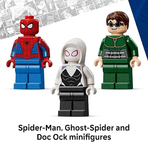 LEGO Marvel Mech Battle: Spider-Man vs. Doc Ock 76338 | Building Toys for Boys & Girls, Ages 6+, Super Hero Mech for Pretend Play, 3 Minifigures, 315 Pieces, Gift for Birthdays thumbnail 5