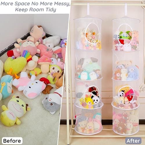 Toy Storage Suffed Animals Hammock thumbnail 7