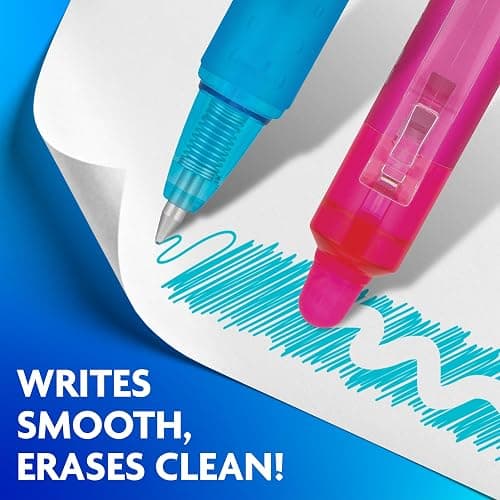 PILOT FriXion Clicker Gel Ink Pens 0.7mm, Assorted Colors, 15-Pack | Erasable, refillable & retractable color pens for notes and sketches, retract at tip, smooth writing fine point pen 0.7 mm thumbnail 2