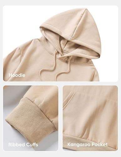 JMIERR Mens Casual Cotton Hooded Collar Drawstring Hoodies Pullover Sweatshirts Casual Long Sleeve Shirts thumbnail 7