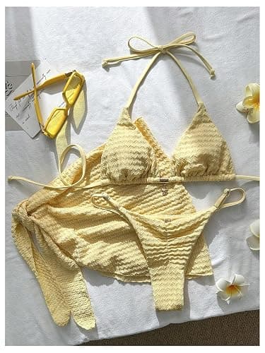 Yellow Bikini + Coverup  thumbnail 3