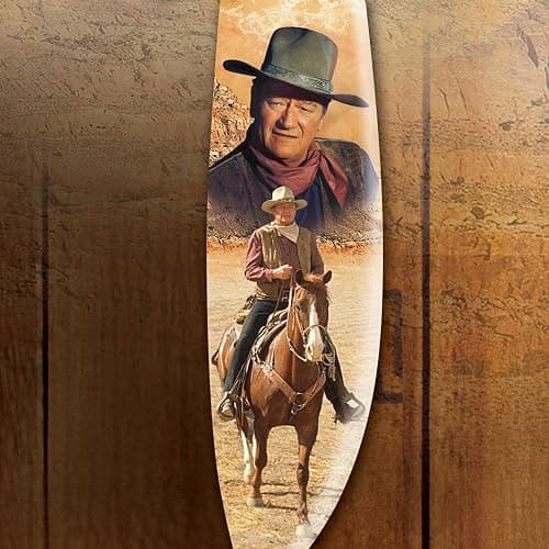 The Bradford Exchange John Wayne Collectible Knife Replica, 10-Inch Length, Porcelain Blade with Duke Portrait, Limited Edition thumbnail 3