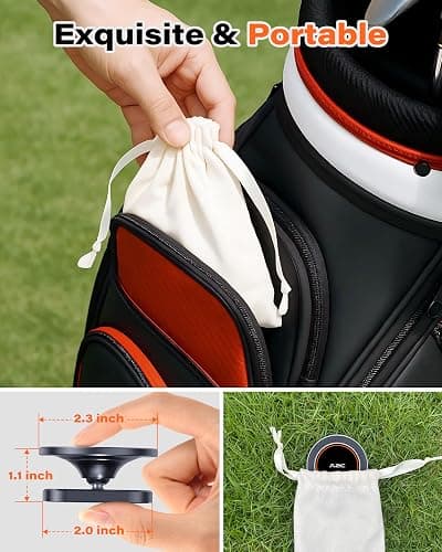 A2C Alloy Magnetic Golf Cart Phone Holder for MagSafe iPhone Golf Gifts Men | Unique Golf Gift for Golfers Dad Him Father Husband Ladies, Golf Accessories Essentials Gadgets Fits EZGO, Club Car, Yamaha thumbnail 7