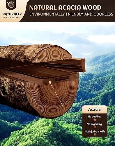 Large Acacia Wood Cutting Board for Kitchen, 17x12 Inch Reversible Wooden Chopping Board Charcuterie Board with Juice Grooves and Handle for Meat, Cheese, Vegetables, Fruits, Bread thumbnail 7