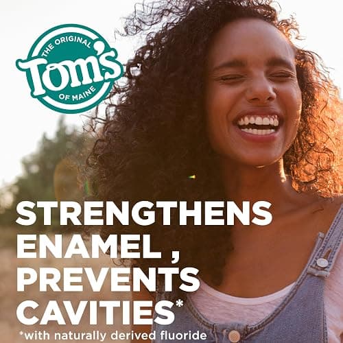 Tom's of Maine Whole Care Natural Toothpaste with Fluoride, Spearmint, 4 Ounce (Pack of 3), (Packaging May Vary) thumbnail 5