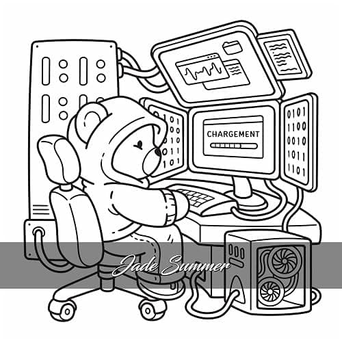 Petits jobs cosy - Jade Summer - Coloriages mignons qui font craquer - Cosy colo thumbnail 4