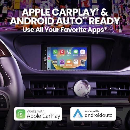 BOSS Audio Systems BVB9358RC Car Stereo – Wireless CarPlay Android Auto, Double Din, 7 Inch Touchscreen, Bluetooth, NO CD DVD Player, AM/FM Radio Receiver, Backup Camera, A/V Input, USB thumbnail 3
