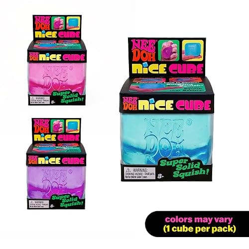 Schylling Nice Cube Nee Doh Stress Ball - Sensory Toys, Needoh Fidget Toys, Anxiety & Stress Relief, Sensory Balls, Non-Toxic Dough Material thumbnail 4