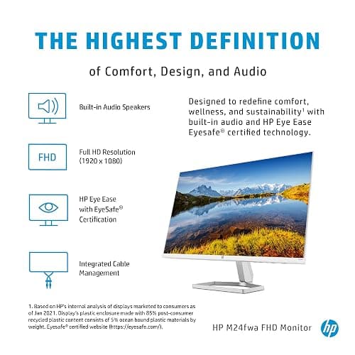 HP M24fwa FHD Monitor thumbnail 2