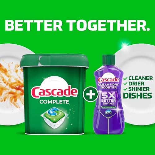 Cascade Complete Dishwasher Pods - Fresh Scent ActionPacs, Dishwasher Detergent, Dishwasher Soap, Detergent Pods, 78 Count thumbnail 4