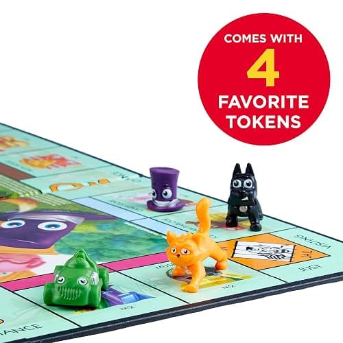 Monopoly Junior Board Game for 4 Players, Ages 5 and up (Amazon Exclusive) thumbnail 4