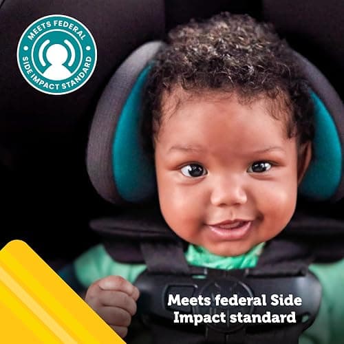 Safety 1st Grow and Go All-in-One Slim Convertible Car Seat, Rear Facing, 5-40 lbs, Forward Facing (30–65 lbs), High Back Booster Seat 40-100 pounds, Iron Frost thumbnail 9