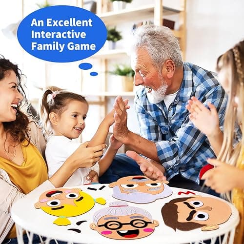 Craftstory 116 Pcs Social-Emotional-Learning-Activities for Kids - 6 Family Feelings-Board-Games, Autism Sensory Toy Learning Materials Educational Speech Therapy Toys for Toddlers Age 3+ thumbnail 2