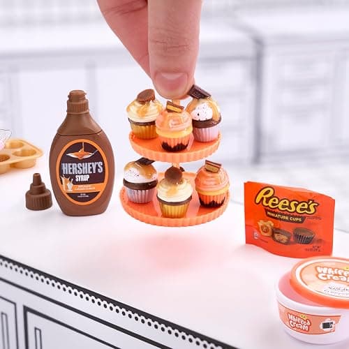 MGA's Miniverse Make It Mini Food - Brunch Multipack, Hershey Mini-Sammlerstücke, Harz-Bastelset, Nachgebildete Lebensmittel, Geeignet für Sammler & Kinder ab 8 Jahren, NICHT ESSBAR thumbnail 4