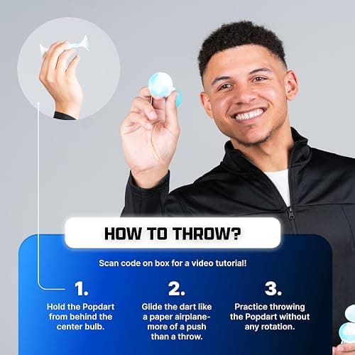 Popdarts PRO Pack Game Set (FRDi) - Indoor, Outdoor Suction Cup Throwing Game - Competition with a POP thumbnail 5