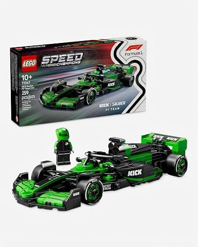 LEGO Speed Champions Kick Sauber F1 Team C44 Race Car Toy - Building Set for Kids, Boys & Girls, Ages 10+ - Toy Car for F1 Fans - Gift Idea for Birthday - 77247 thumbnail 8