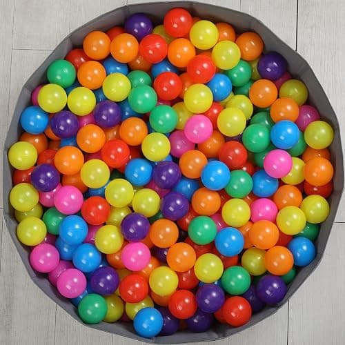 bebikim 200/500/1000/2000 Count Soft Plastic Ball Pits Balls Colorful Play Pits Balls for Pet Dogs Ball Pits 2.2" Large Phthalate Free Bpa Free Balls for Toddlers 1-3 Baby Kids thumbnail 6