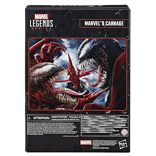 Marvel Legends Series Carnage, Venom: Let There Be Carnage Deluxe Collectible 6 Inch Action Figure thumbnail 10