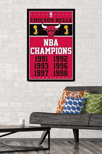 Trends International Chicago Bulls Champions Wall Poster 22.375" x 34" thumbnail 2