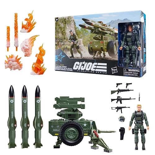 G.I. Joe Classified Series #182, Clayton “Hawk” Abernathy with M.M.S. (Mobile Missile System) Towable Vehicle, Collectible 6 Inch Action Figure Set thumbnail 15