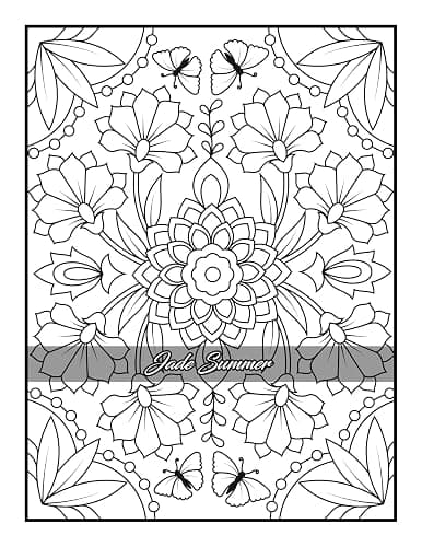 100 Amazing Patterns: An Adult Coloring Book with Fun, Easy, and Relaxing Coloring Pages thumbnail 43