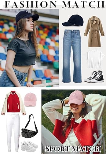 Zando 2025 Trendy Heart Baseball Caps for Women Men Girls Dad Adjustable Cute Cotton Ball Cap for Running Golf Tennies Travel thumbnail 7