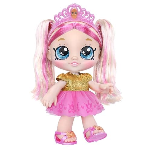 Kindi Kids Scented Sisters Pawsome Royal Family - Pre-School 10" Play Doll: Tiara Sparkles, 6.5" Baby Kindi: Teenie Tiara, and Kindi Pet: Prince Purrfection - Amazon Exclusive thumbnail 6