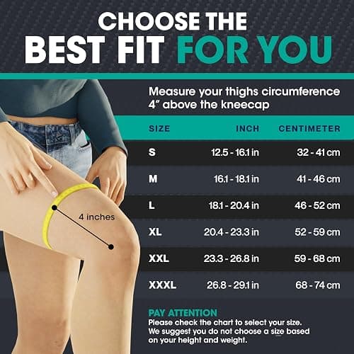 Modvel Compression Knee Brace for Women & Men, 2-Pack Knee Brace for Running Knee Pain, Knee Support Compression Sleeve, Workout Sports Knee Braces for Meniscus Tear, ACL & Arthritis Pain Relief thumbnail 5
