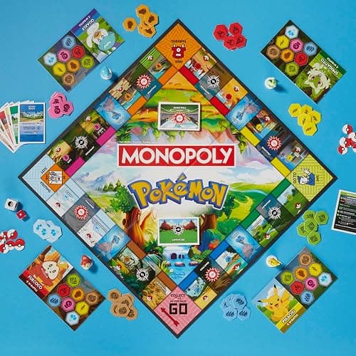 Monopoly Pokémon Edition Board Game | Ages 8 and Up | 2 to 4 Players | Kids Games for Pokémon Fans | Fun Family Games| 45 Mins. Avg. thumbnail 4