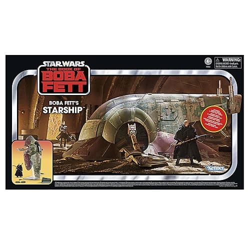 STAR WARS The Vintage Collection Boba Fett’s Starship Toy 3.75-Inch-Scale The Book of Boba Fett Vehicle, Toys for Kids Ages 4 and Up thumbnail 2