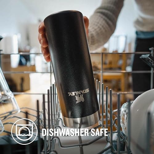 STANLEY Aerolight Transit Travel Mug 0.47L - Keeps 6 Hours Hot - 8 Hours Cold - Dishwasher Safe - Leakproof - Car Cup Holder Compatible - Insulated Coffee Cup - Cream Metallic thumbnail 6