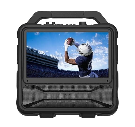 Monster Vision 2 | Portable Entertainment System with 15.6" 1080p Display & 60W Speakers | up to 25 Hours of Playtime | Dual HDMI Ports | Includes USB-C to HDMI Cable | ATSC Tuner for Portable TV use - Image 1