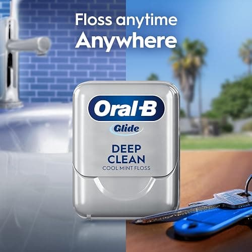 Oral-B Glide Deep Clean Dental Floss, Cool Mint, Value 6 Pack (40m Each) thumbnail 7