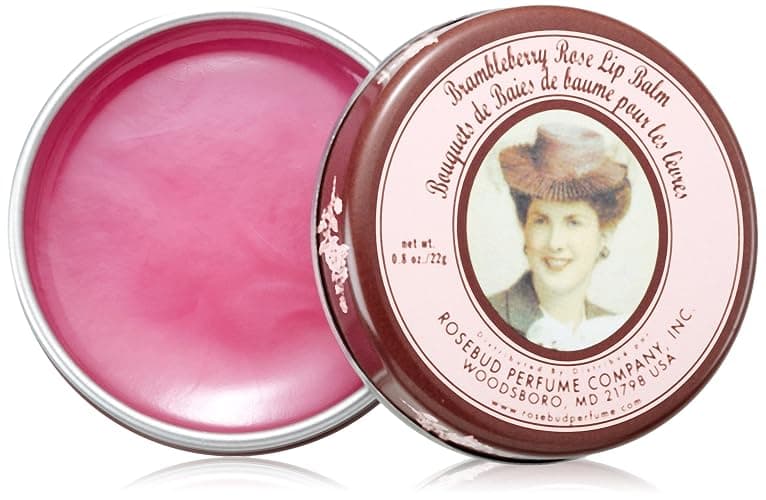 Rosebud Lip Balm, Brambleberry Rose, .8 Ounce - Image 1