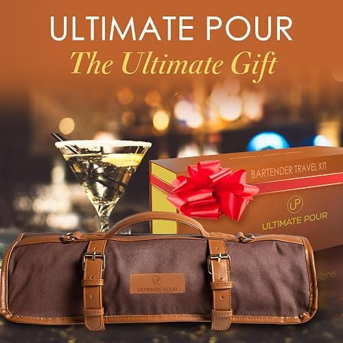 Professional Bartender Kit Travel Bag with Cocktail Shaker Set | Portable Bartending Mixology Bar Set with 18/28 oz Boston Shaker | Pro Bar Tools Perfect for Home, Bar, Parties, Beach, BBQ | 24 Pcs thumbnail 3