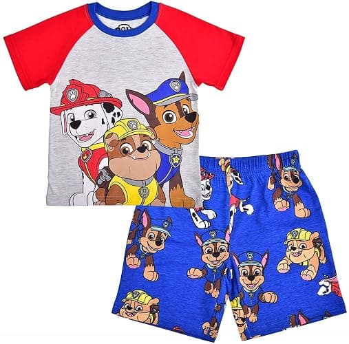 Paw Patrol Nickelodeon Chase, Marshall & Rubble Boys T-Shirt and Shorts Set for Toddler and Little Kids - Image 1