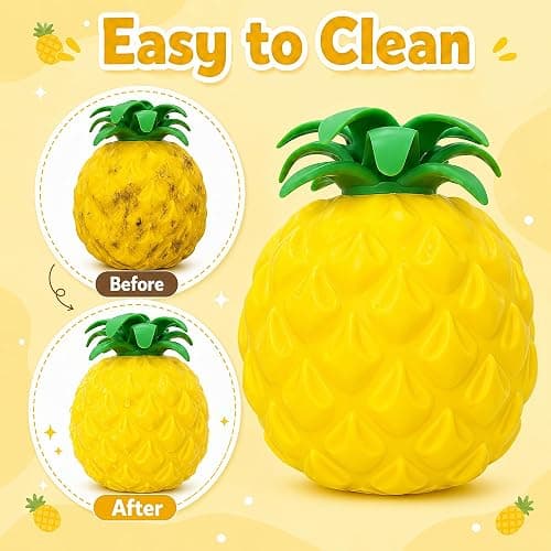 Jumbo Pineapple Squishy Toys, Gaint Big Realistic Pineapple Stress Balls | Squeeze Sensory Fidget Toys for Stress & Anxiety Relief, Non-Sticky & No Odor, Birthday Gifts Party Favor for Adults thumbnail 6