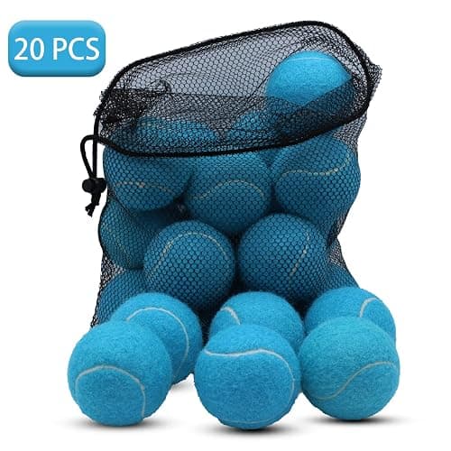 SHYUJAJIE Tennis Balls, 20 Pack Training Tennis Balls,High Elasticity Practice Tennis for Beginner, Exercise Playing Balls for Pet Dog thumbnail 2