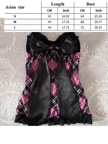 Y2K Emo Grunge Gyaru Shirt Women Cutecore Harajuku Cami Scene Tank Top Mcbling Teen Girl 2000s Alt Clothes thumbnail 3