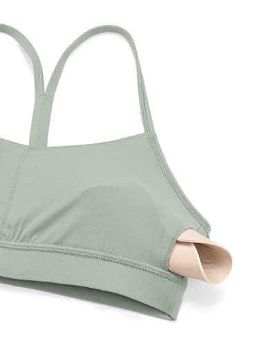 CRZ YOGA Butterluxe Y Back Sports Bras | Light Support, Removable Pads, Yoga, Extremely Soft, Scoop Neck, Spaghetti Strap, for Women thumbnail 5
